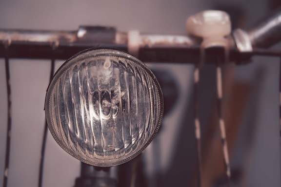 bicycle, old, classic, headlight, steering wheel, lamp, antique, retro, device, vintage