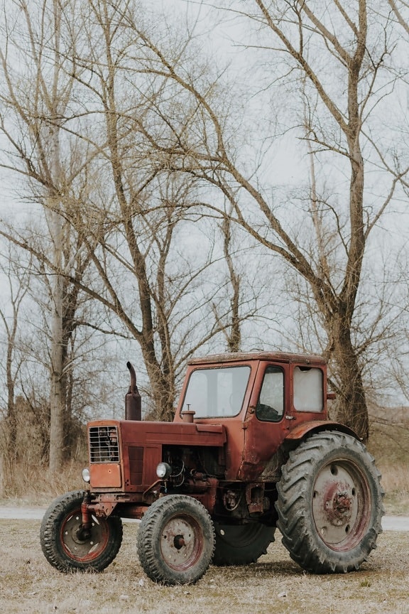 traktor, staré, motor, Diesel, vidieka, staromódny, vozidlo, stroj, strojové zariadenia, obrázky zadarmo
