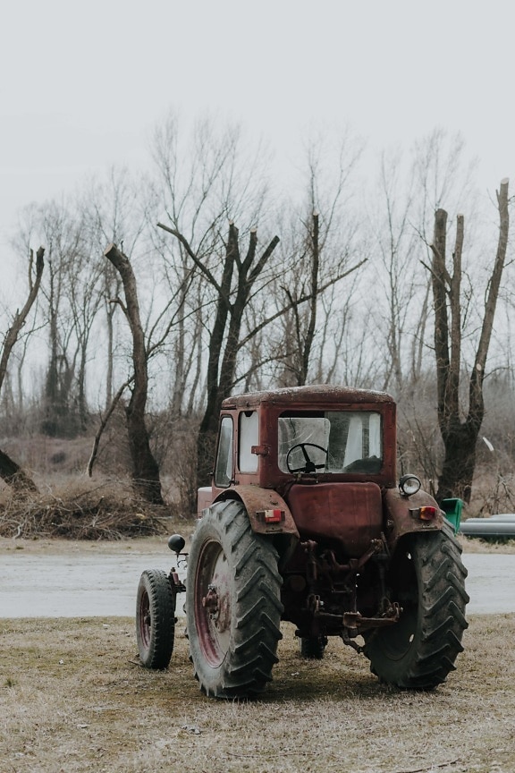 tractor, machinery, rust, old, vehicle, machine, farm, nature, agriculture, rural