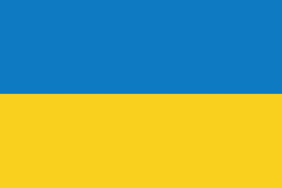 vlajka, Ukrajina, Demokratická republika, demokracie, Evropa, žlutá, modrá, barvy, návrh, symbol