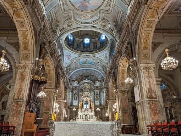 catholic, cathedral, altar, architecture, church, building, religion, structure, city, ceiling