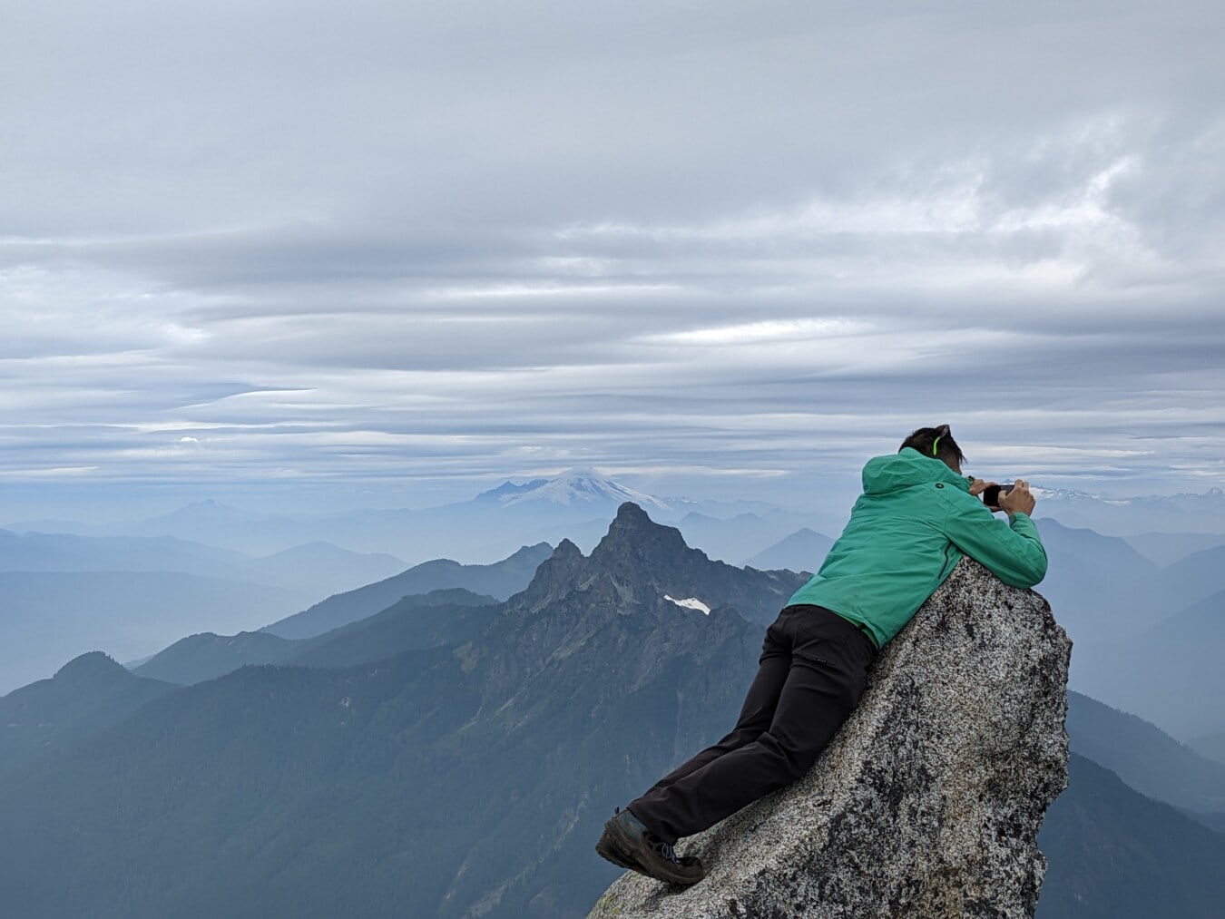 mountain climber, mobile phone, photographer, cliff, top, man, courage, brave, landscape, peak