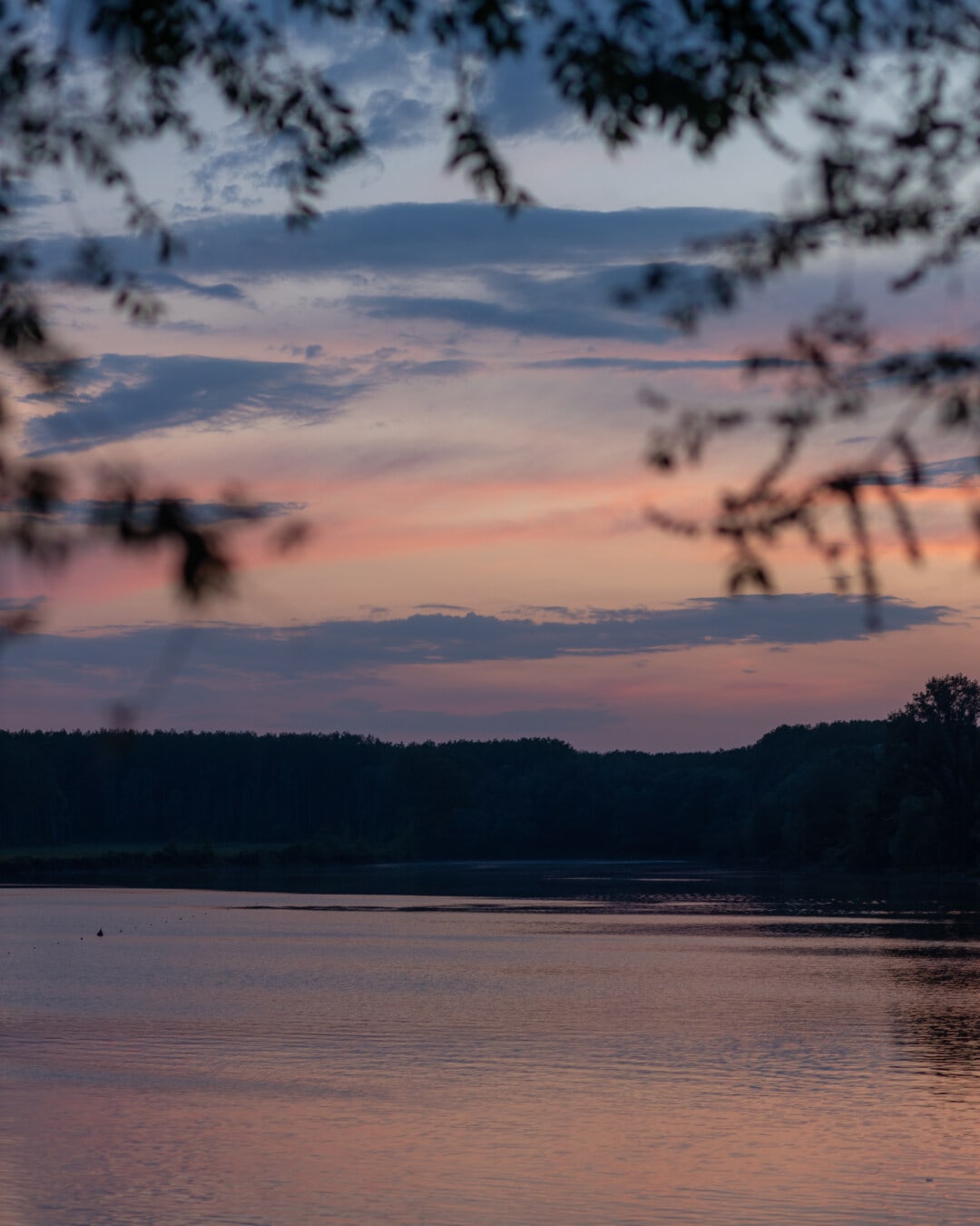 lakeside, twilight, dusk, water, lake, landscape, dawn, atmosphere, nature, evening