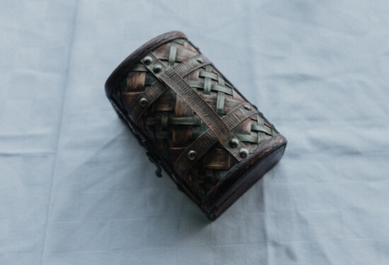 сундук, марочный, коробка, миниатюра, деревянные, Скатерть, объект, ретро, старый, багаж