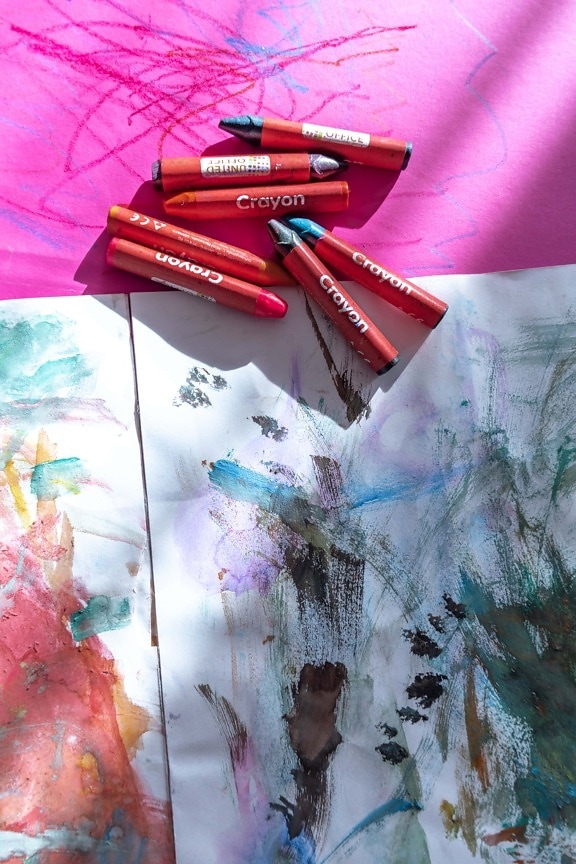 ดินสอสี, อะคริลิ, สี, กระดาษ, ความคิดสร้างสรรค์, รูปวาด, ศิลปะ, สีน้ำ, หมึก, ภาพวาด