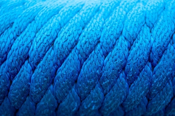 テクスチャ, 濃い青, ロープ, 繊維, 結び目, ナイロン, ウール, ファブリック, パターン, 抽象的な