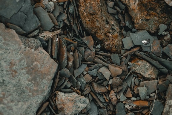roches, granit, géologie, texture, Pierre, nature, Roche, sombre, sale, rugueux