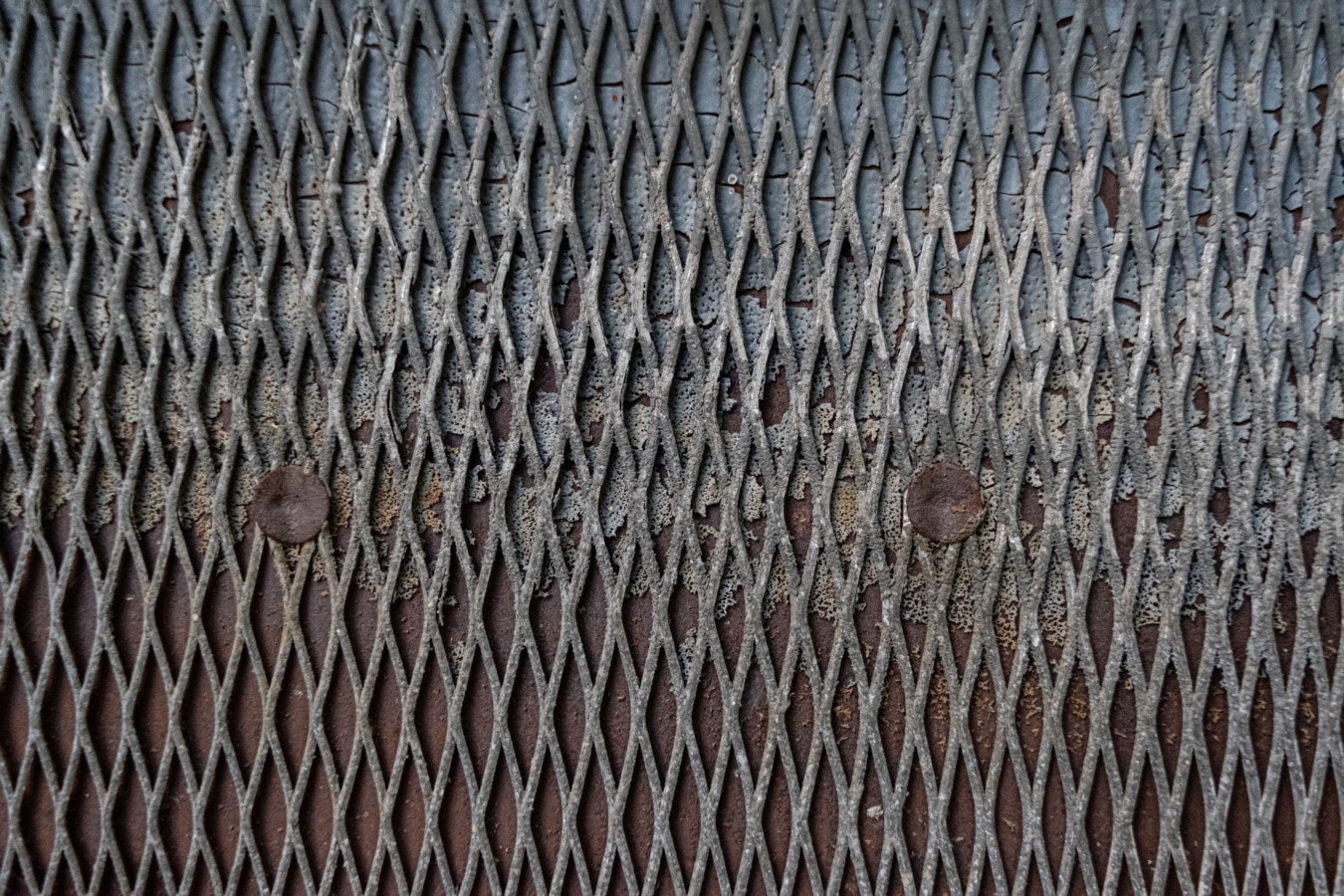 grid, metal, texture, rust, paint, old, barrier, material, abstract, pattern