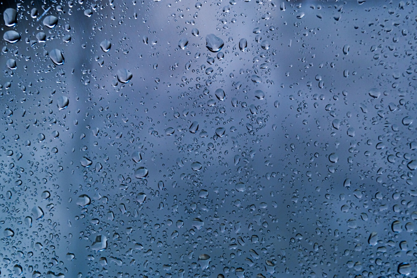tekstur, hujan, kaca, kondensasi, titisan hujan, tetesan, kelembaban, transparan, cairan, basah