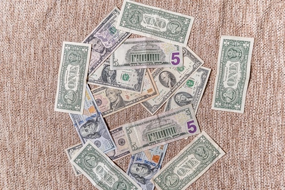 Geld, Banknote, Inflation, Einsparungen, Bargeld, Sammlung, Amerika, Dollar, Währung, Papier