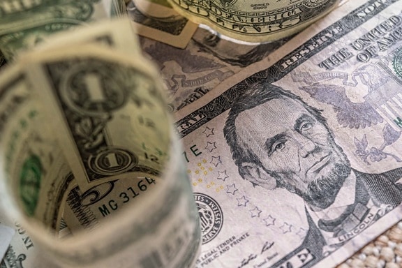 Abraham Linkoln, novčanica, dolar, štednja, inflacija, novac, dobit, kredit, novac, banka, valuta