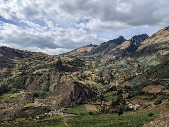 beautiful, valley, Peru, America, south, mountains, high land, mountain, landscape, nature