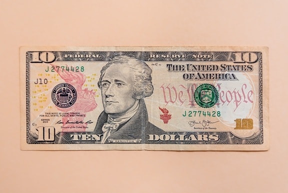 banknot, dolar, Stany Zjednoczone, papieru, jasny brąz, pieniądz papierowy, waluty, pieniądze, środków pieniężnych, ludzie