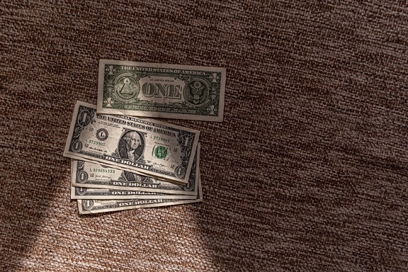one, dollar, pyramid, shadow, dark, America, banknote, cash, economic growth, economy