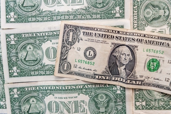 dollar, seddel, papirpenger, tekstur, kontanter, papir, penger, økonomi, valuta