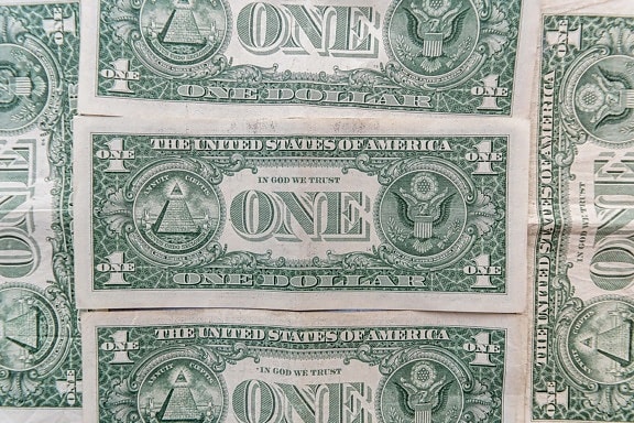 dolar, uang, hijau, uang kertas, tekstur, mata uang, tunai, Tabungan, tanda