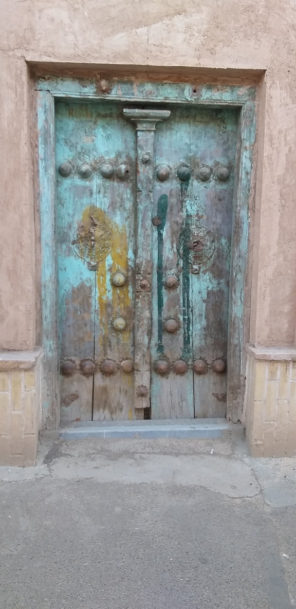 inngangsdør, tre, Arabesque, arabisk, håndlaget, gammel stil, døren, døråpning, vinduspost, inngangen