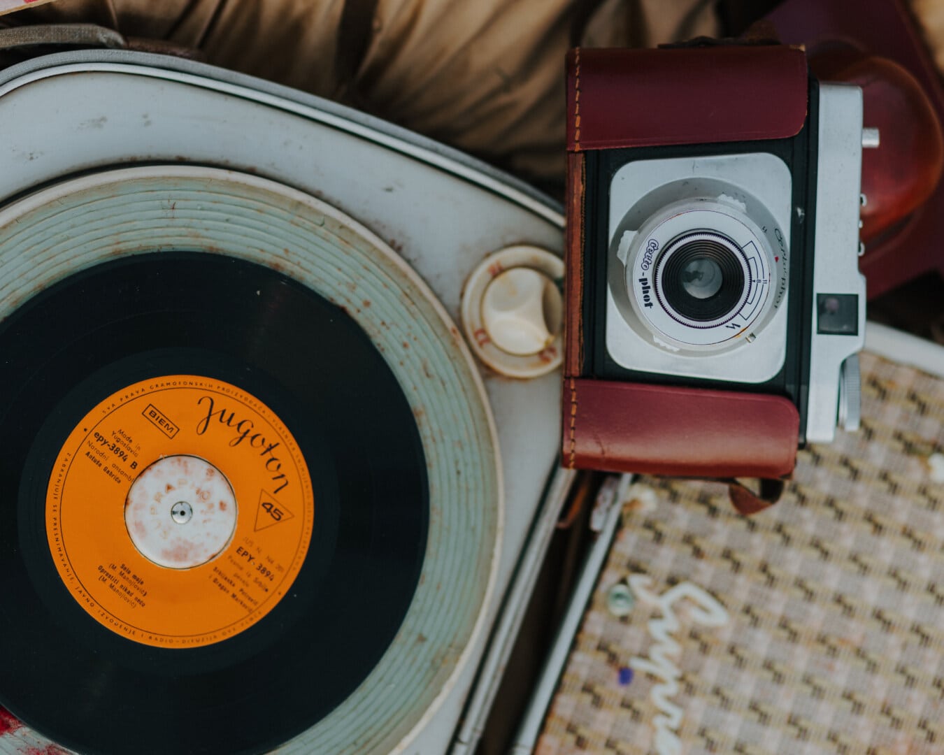 nostalgia, camera, photography, old, old fashioned, gramophone, vinyl plate, classic, sound, analogue