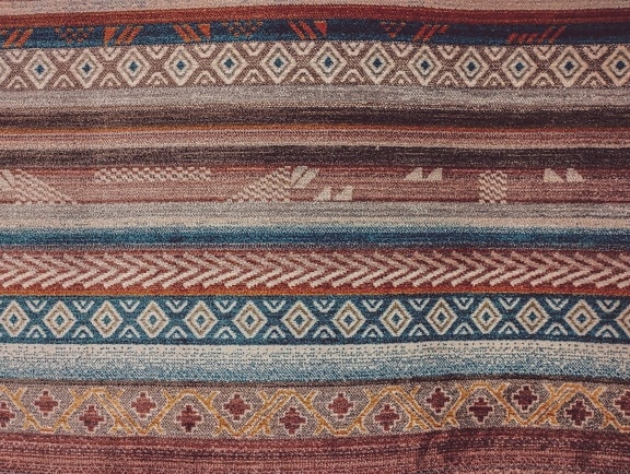 koberec, Orientální, okrasné, textura, geometrický, tvar, vzor, textilní, dekorace, fabric