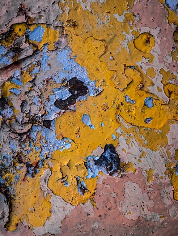texture, paint, old, metal, dirty, colorful, grunge, pattern