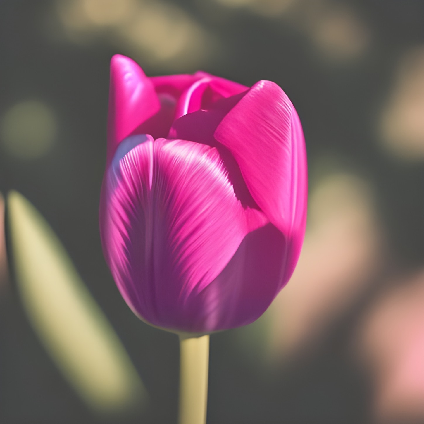 Tulipan, różowawy, zbliżenie, płatki, błyszcząca, kwiat, różowy, kwiat