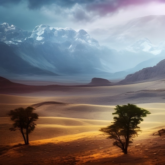 Landscape from another world – AI art