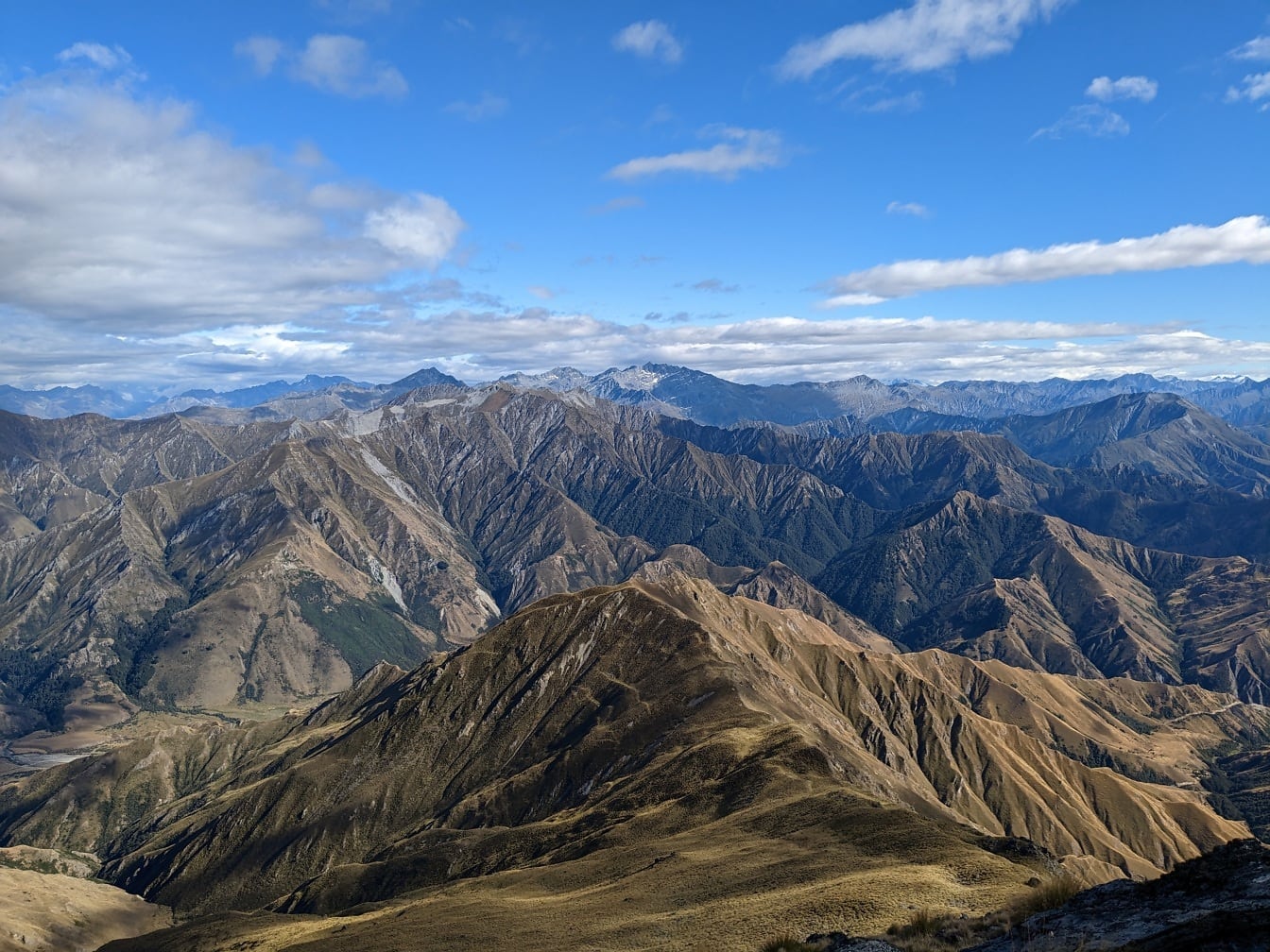 Panorama der Berggipfel von Ben Lomond