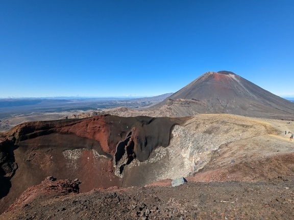 vulkanický kráter, suché, Hora, vrchol hory, eroze, vulkanické, sopečná erupce, geologie