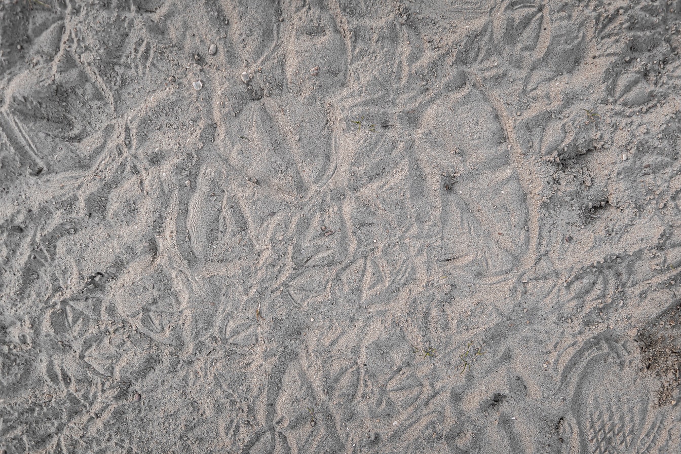 Beskidt sand close-up tekstur