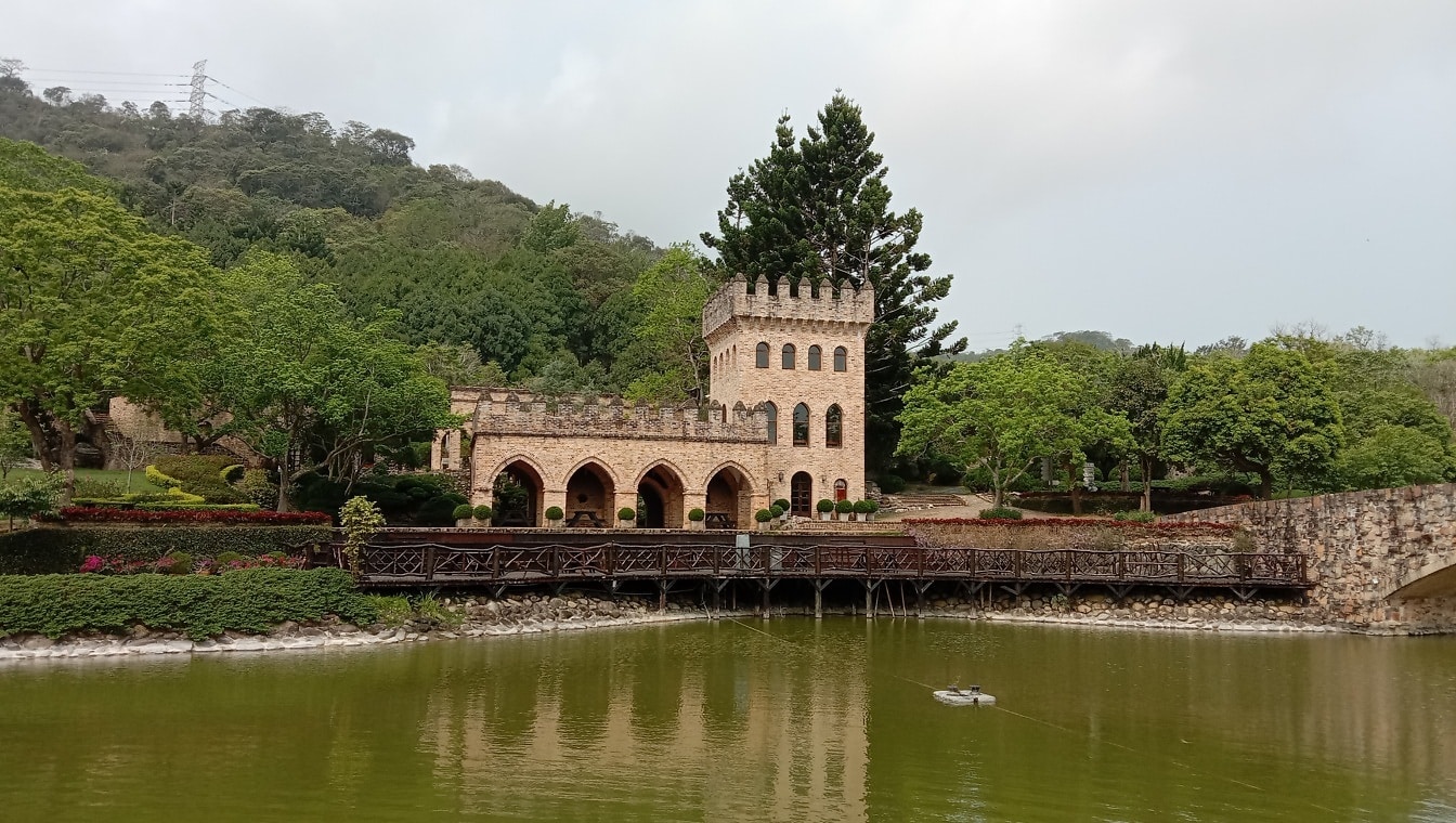XinShe castle tourist attraction in Taiwan