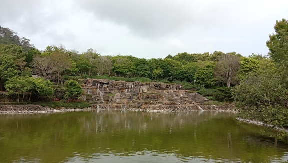 jezero, Tchaj-wan, rekreační oblast, klid, hladina vody, krajina, voda, rybník