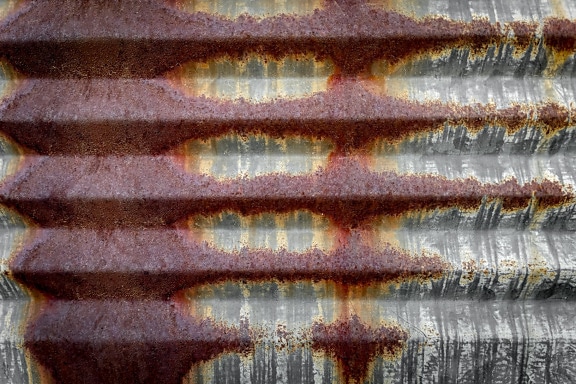 Rust metalic texture with horizontal lines