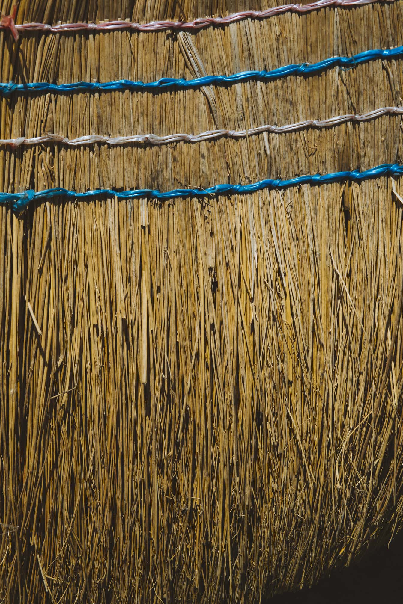 Old fashioned broom close-up texture