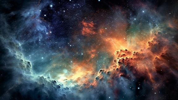 profundo, cosmos, exploración, desconocido, planeta, sistema solar, estrellas, Galaxia