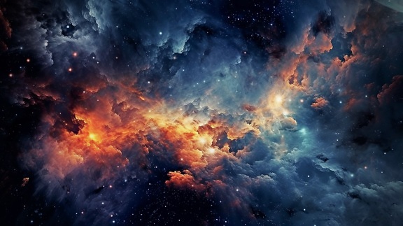 Neznámý, galaxie, kosmos, hluboká, Mlhovina, průzkum, velký třesk, prostor
