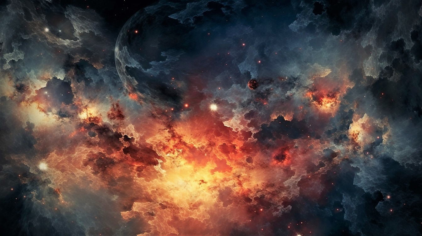 Az univerzum fantasy csillag kiűzésének ősrobbanás létrehozása