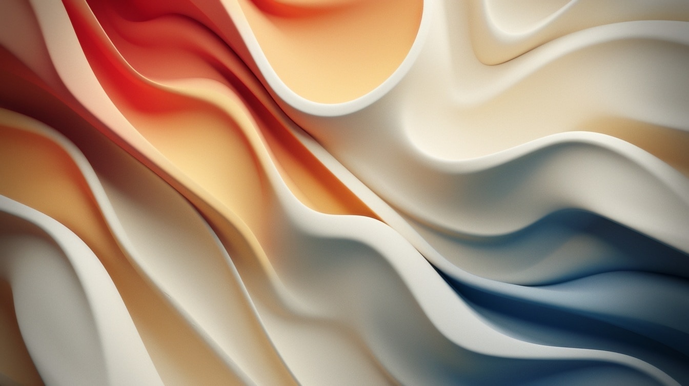 Textura de curvas y líneas coloridas abstractas borrosas