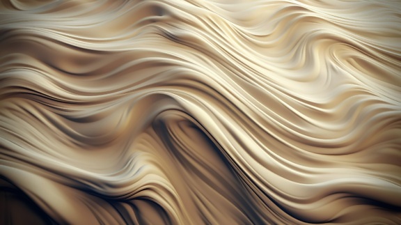 Abstract artistic smooth golden glow futuristic glossy texture