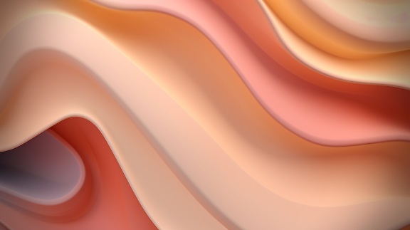Orange yellow and pinkish gradient coloration of dynamic background