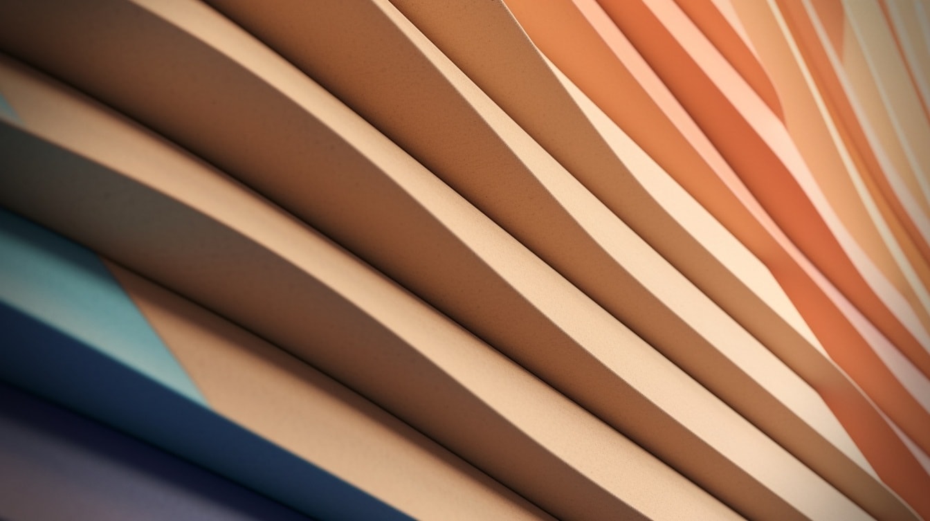 Textura de linhas de gradiente de coloração laranja-amarelo suave e borrada