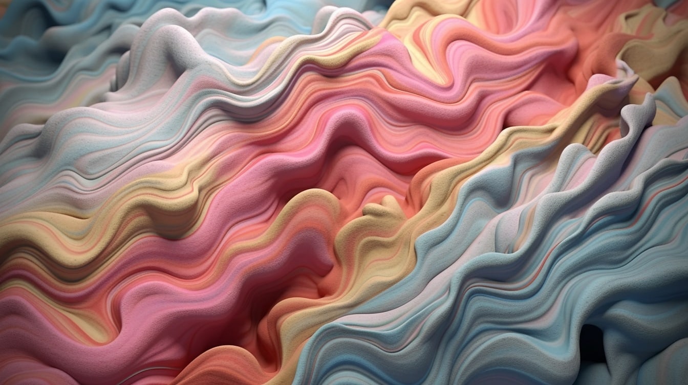 Abstrakt farverig kunstnerisk dynamisk glat baggrund