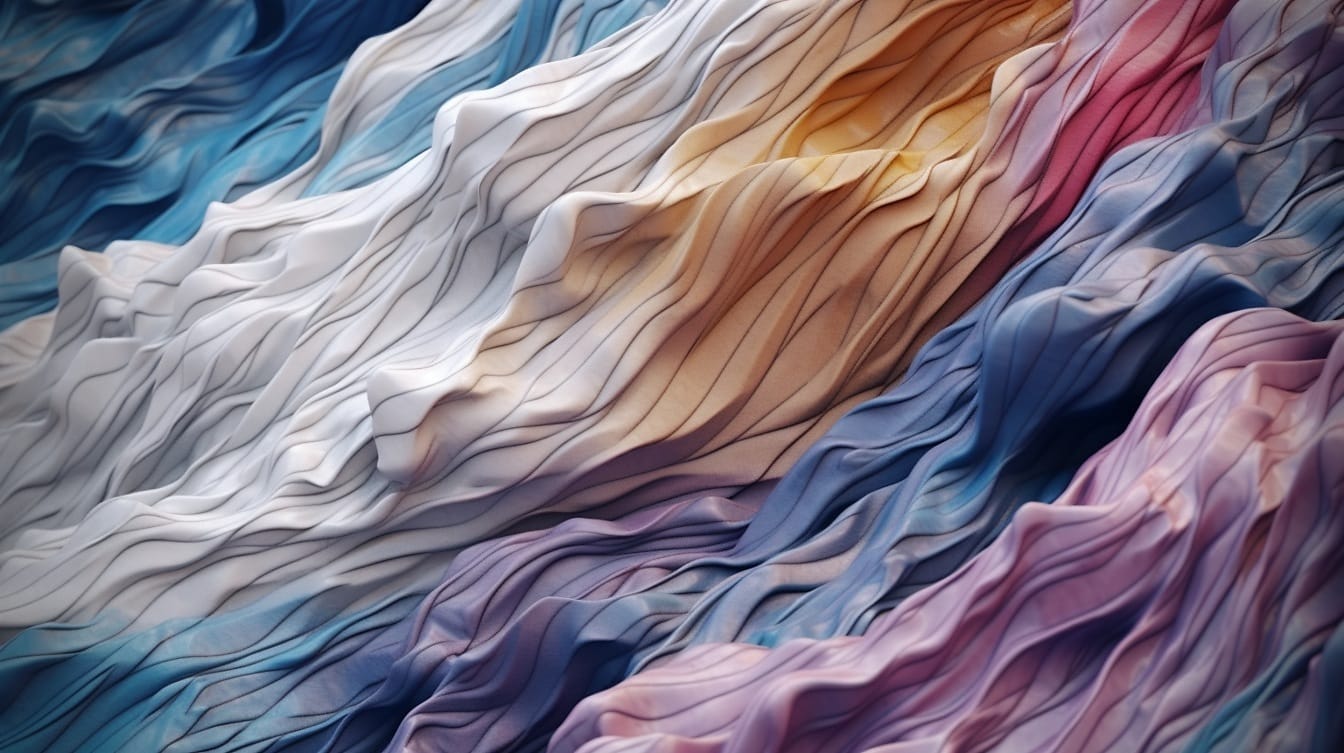 Забарвлення безлічі кольорів на абстрактній футуристичній динамічній текстурі
