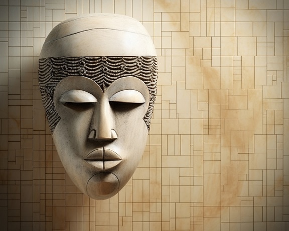 об'єкт, модель, візуалізація, графіка, маска для обличчя, маска, Голова, мистецтво