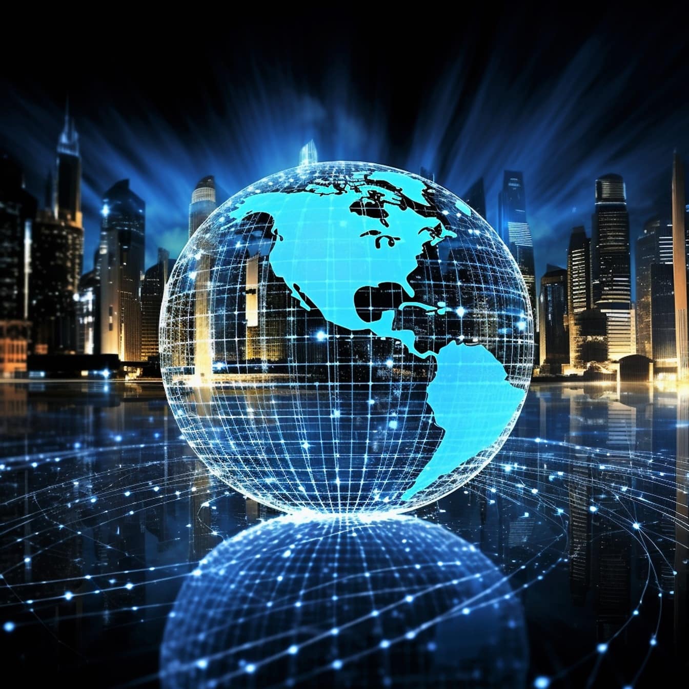 Internet digitale comunicazioni globali