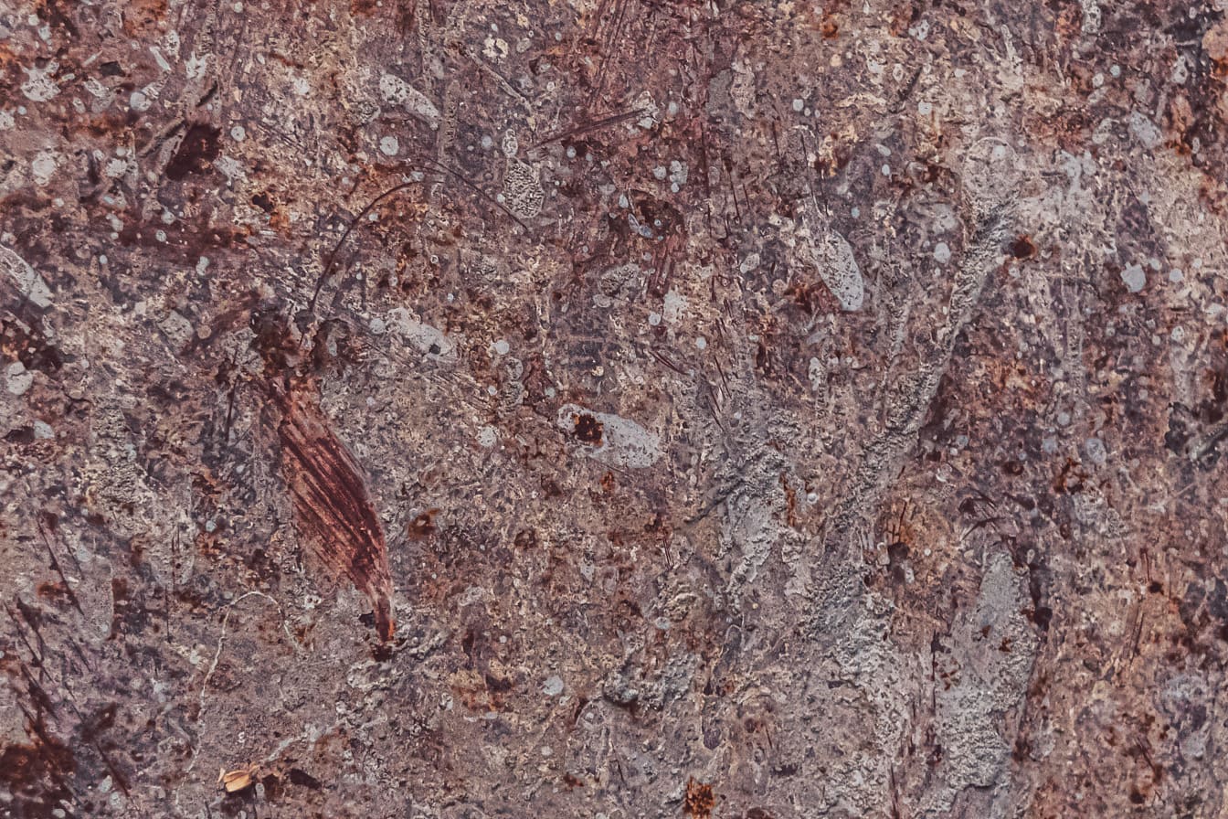 Close-up van de vuile oppervlakte van het roestmetaal