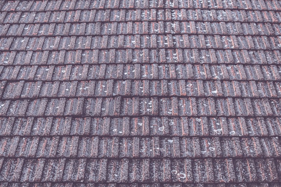 Próchnica, płytki, terakota, na dachu, tekstury, wzór, pokrycia dachowe
