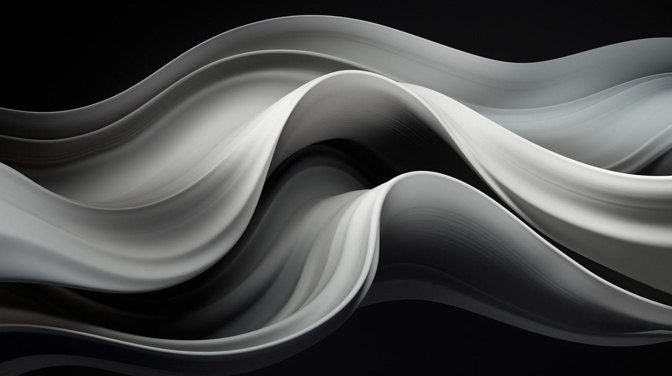 Wazige zwart-witte abstracte lijnen