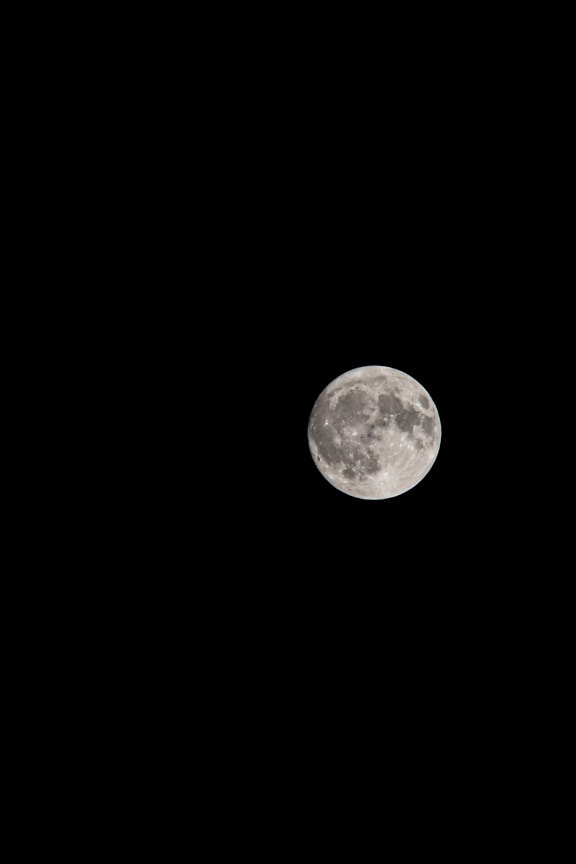 повний місяць, темний, фоновому режимі, ніч, Місяць, астрономія, супутник