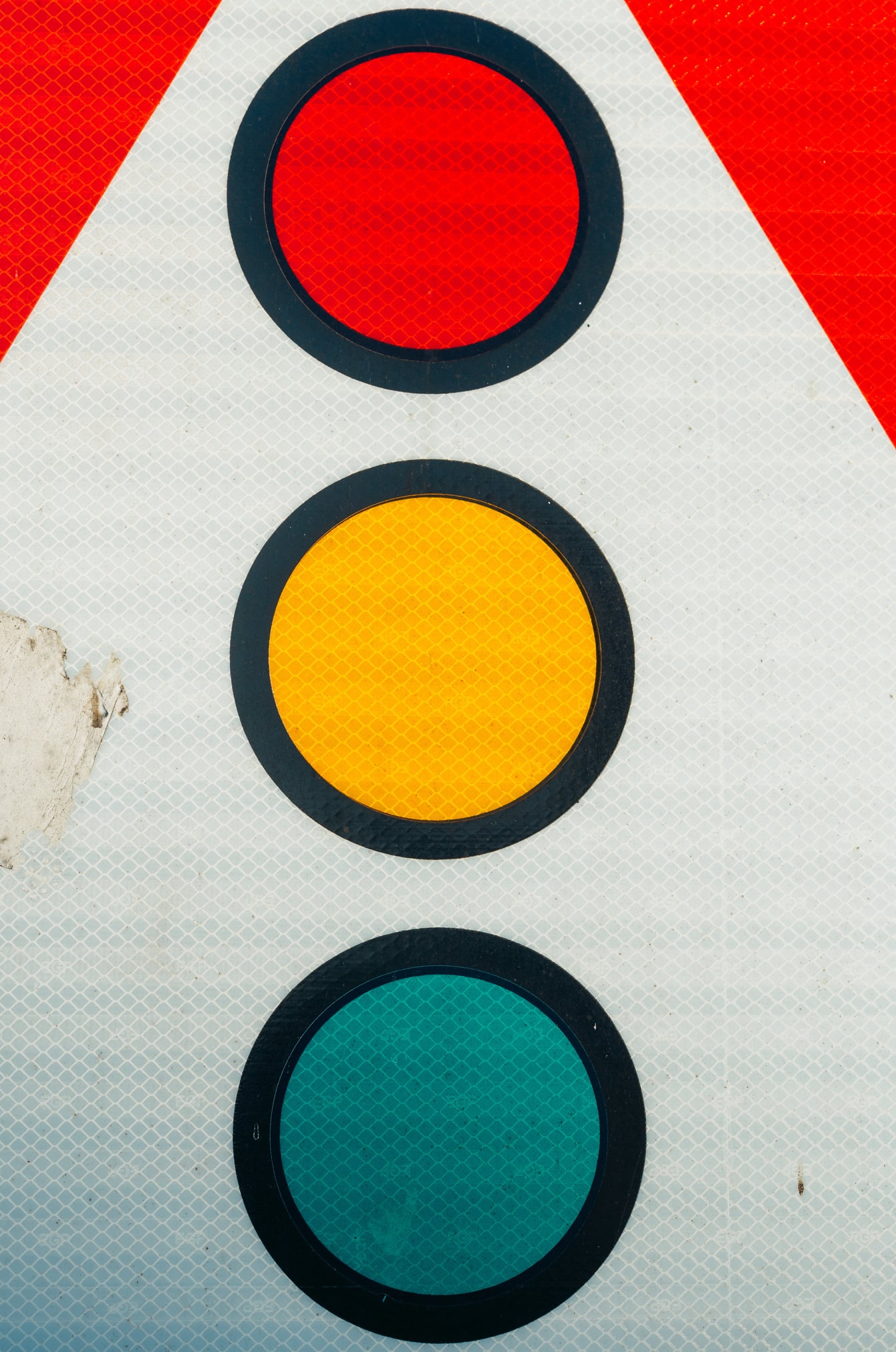 Biển báo giao thông Semaphore với sơn phản quang huỳnh quang