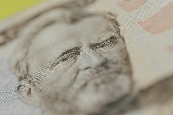 Potret Ulysses S. Grant di Amerika Serikat uang kertas lima puluh dolar ($50)